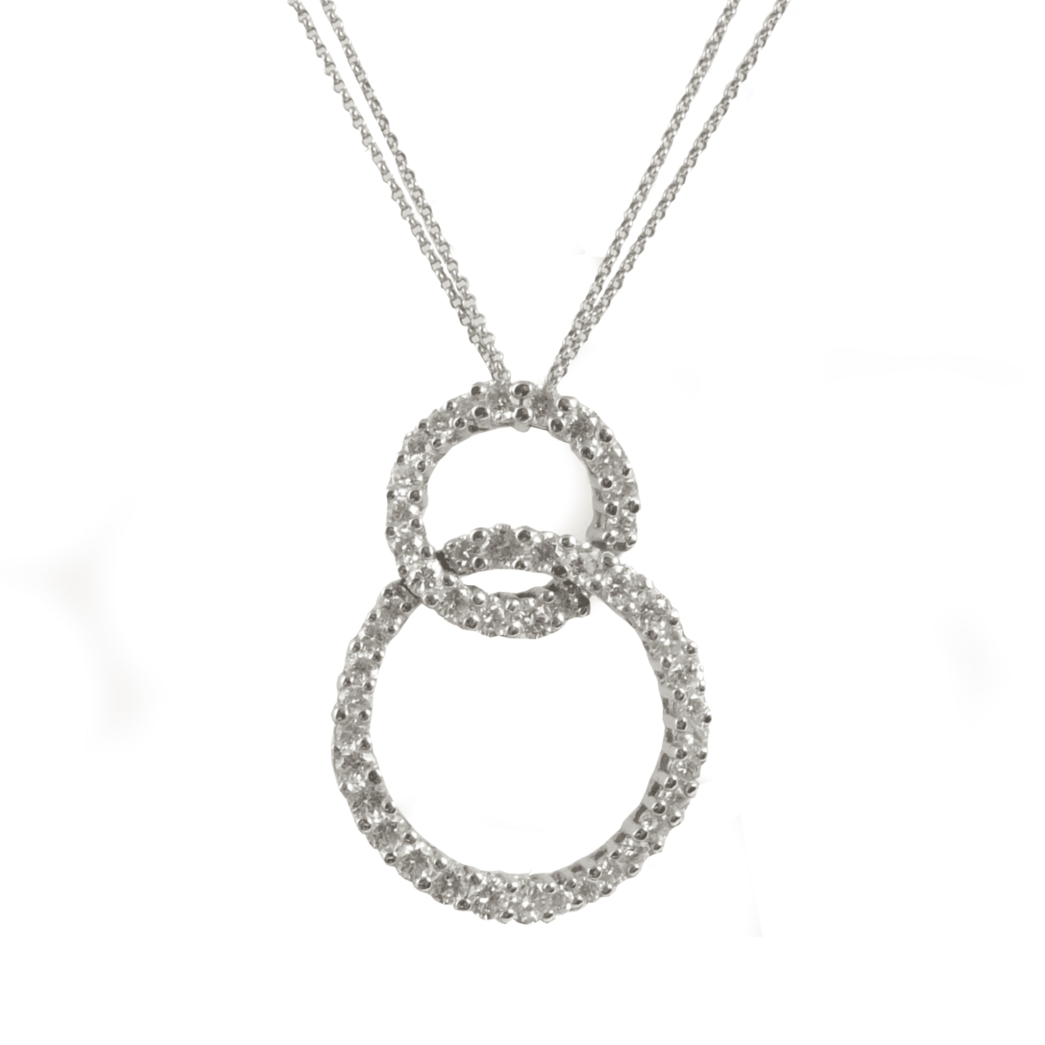 Canadian Diamond Solitaire Pendant in 18k White Gold (1/3 ct. tw.)